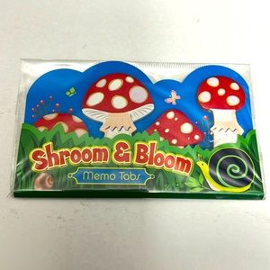 🆕🍄📝 Shroom & Bloom MEMO Tabs - Sticky Notes NWT Scrapbooking Stickers Hippie
